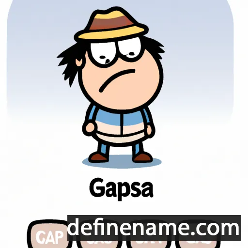 Gaspara cartoon