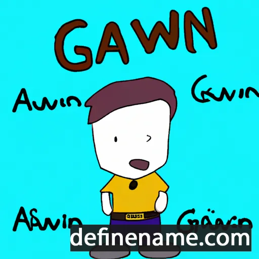 cartoon of the name Gawin