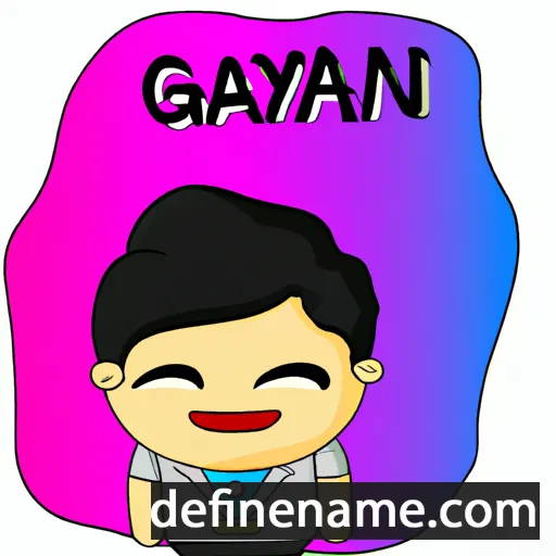 Gayianē cartoon