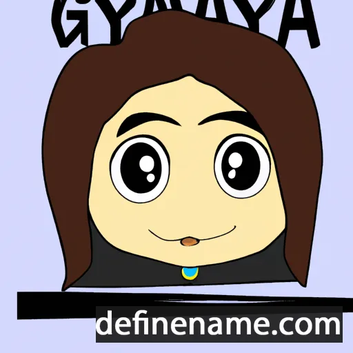 Gayna cartoon