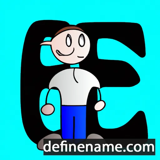 cartoon of the name Ge