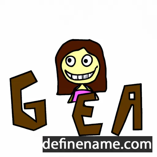 cartoon of the name Gea