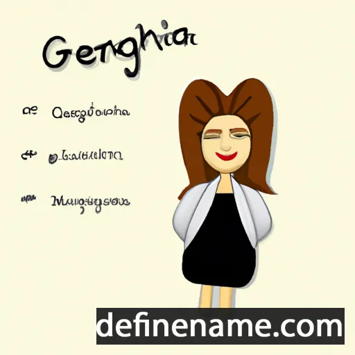 Geanina cartoon