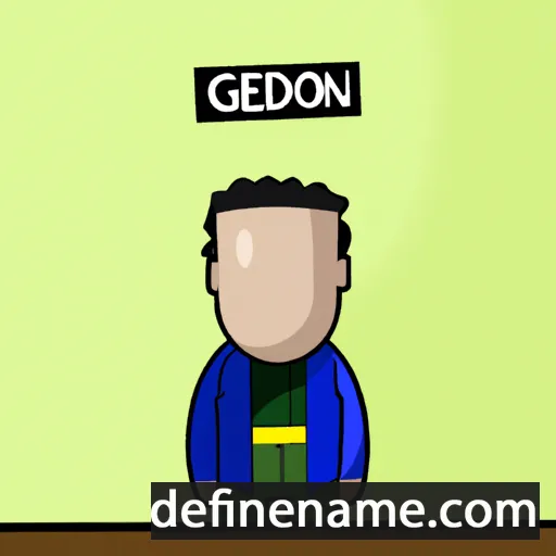 Gedeón cartoon