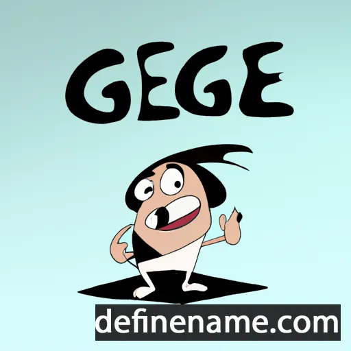 Gegè cartoon