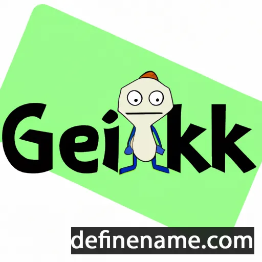 Gekkin cartoon