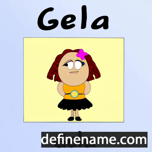 Gelea cartoon