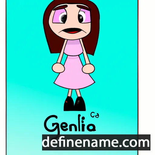 Gelina cartoon