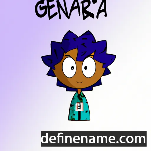 Genaira cartoon