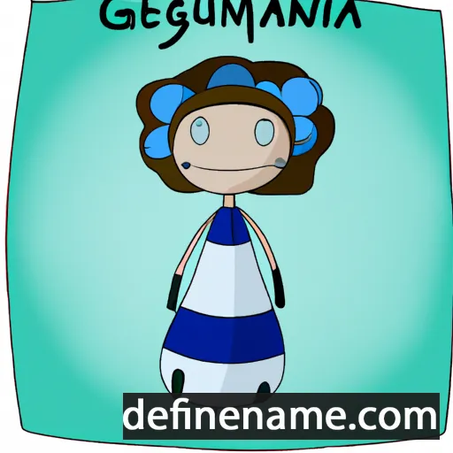 Genciana cartoon