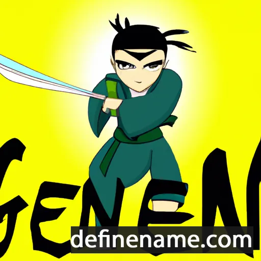 cartoon of the name Genji