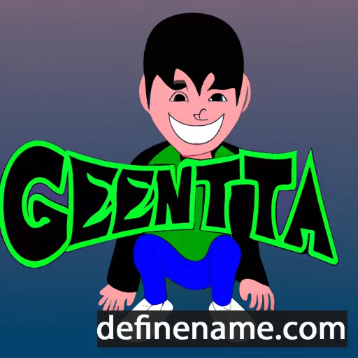 cartoon of the name Genta