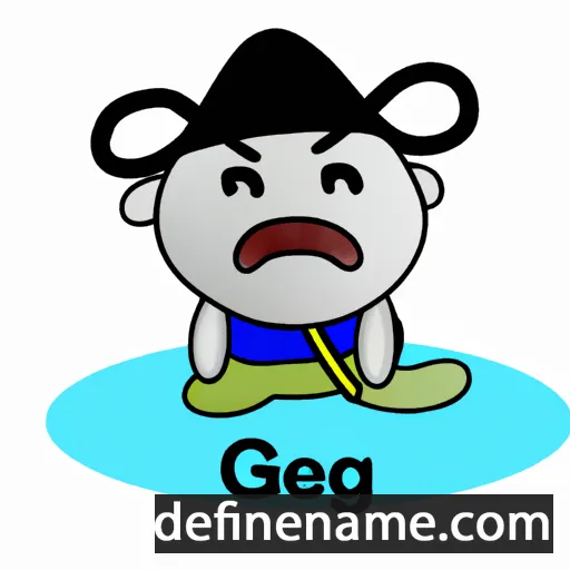 Geoji cartoon