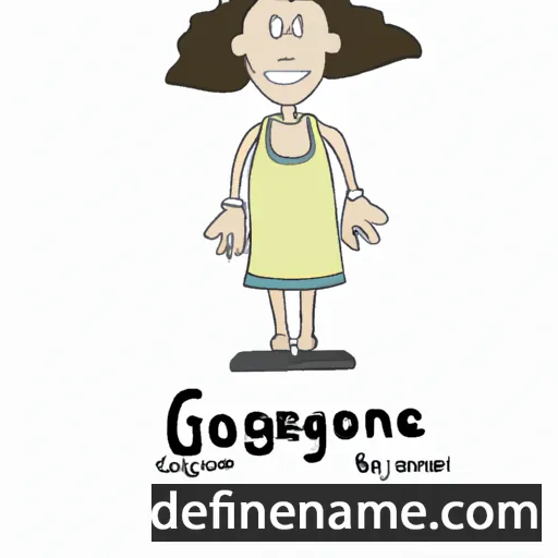 Georgeanne cartoon