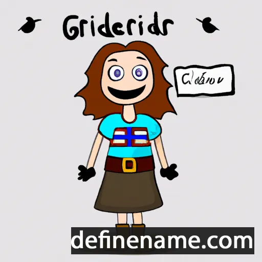 Gerður cartoon