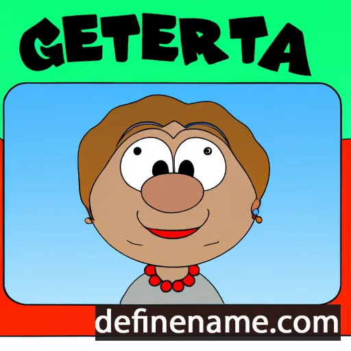 Gertha cartoon