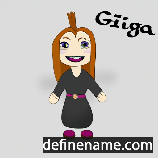 Gígja cartoon