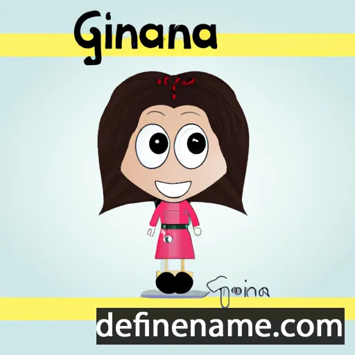 Gianina cartoon