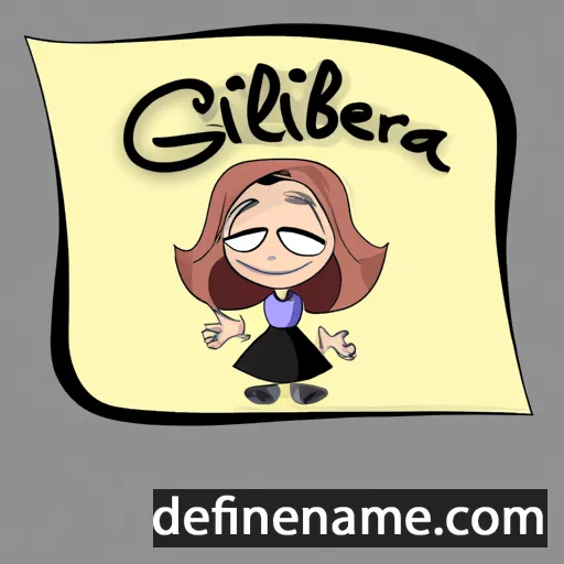 Gilbèrta cartoon