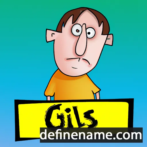 cartoon of the name Giles