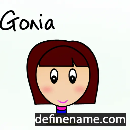 Giòna cartoon