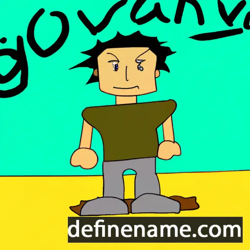 Giovany cartoon