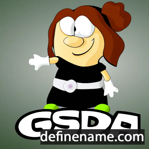 Gisedda cartoon