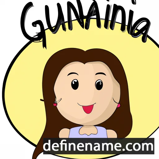 cartoon of the name Giuanna