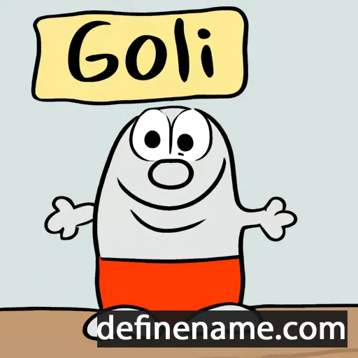 Gjöli cartoon