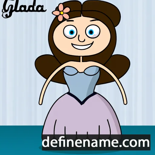 Gladiana cartoon