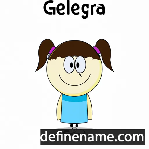 Gleceria cartoon