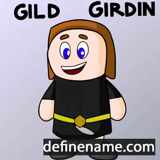 Glœðir cartoon