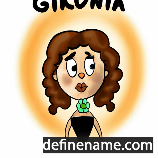 Glorina cartoon