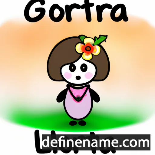 Glorita cartoon