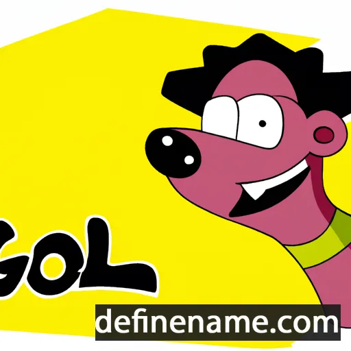 cartoon of the name Goli