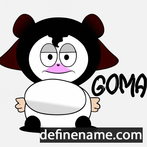 Goma cartoon