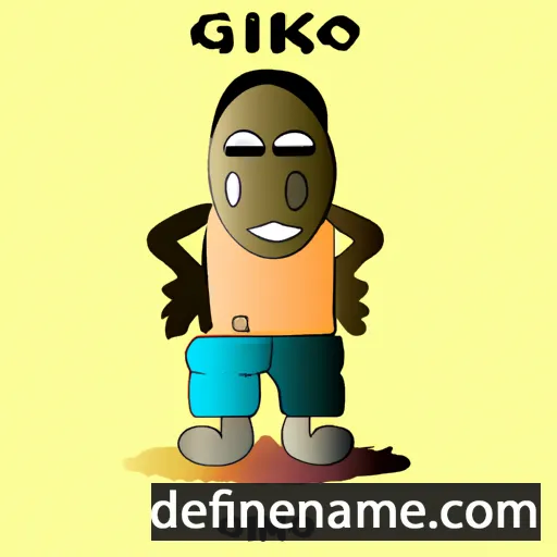 Goniko cartoon