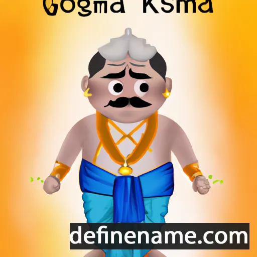 Gopalakrishna cartoon