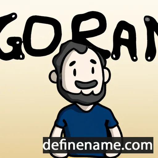 Gorán cartoon