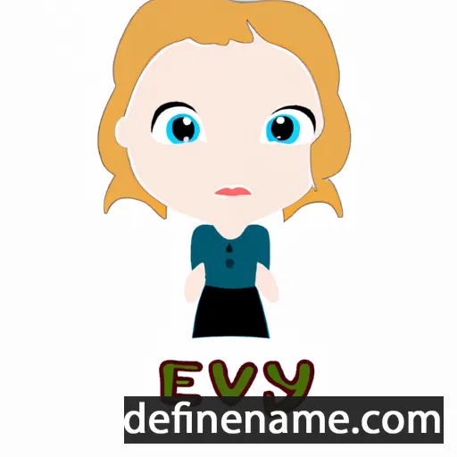 Evy cartoon