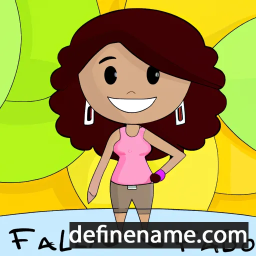 Fabíola cartoon