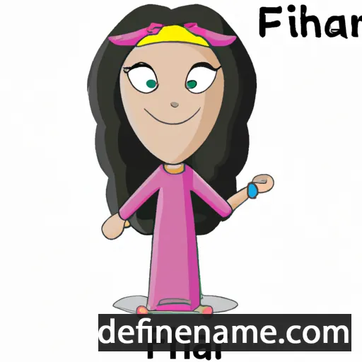 Fariha cartoon