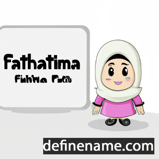 Fatimah cartoon