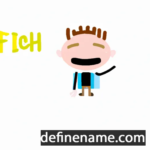 Féichín cartoon