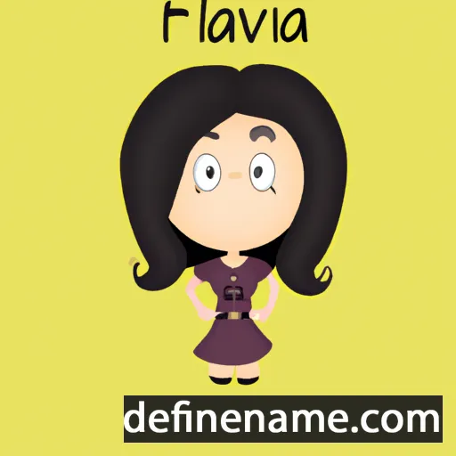 Flavia cartoon