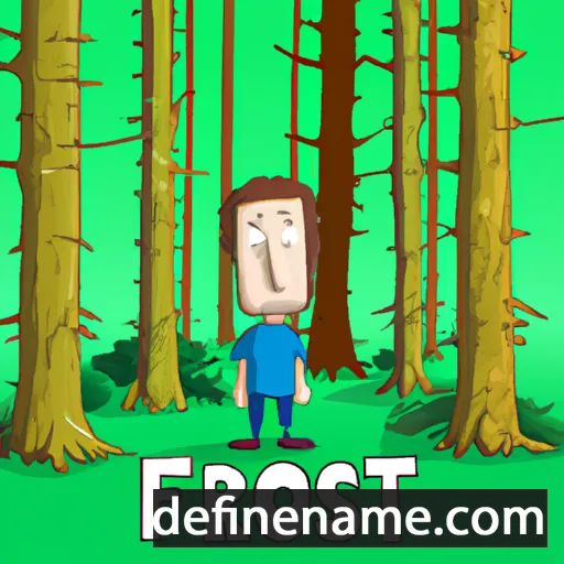 Forest cartoon