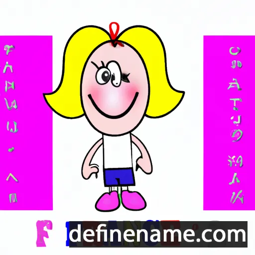 cartoon of the name France