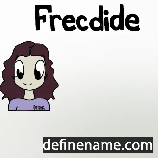 Frédérique cartoon