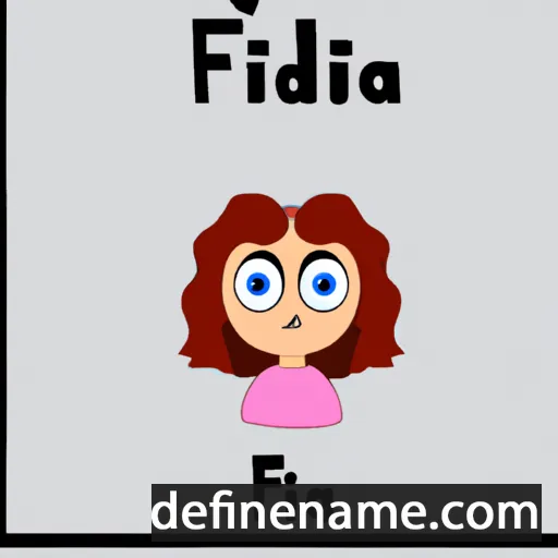 Fríða cartoon