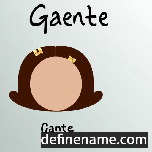 Gaëtane cartoon